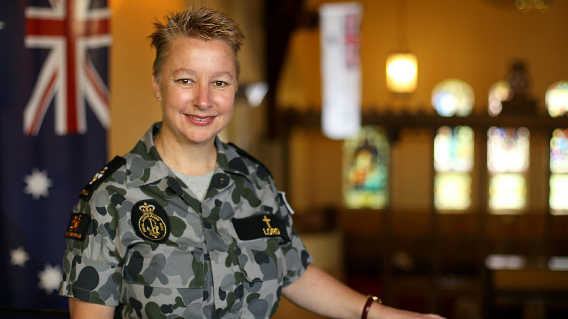 Image of Chaplain Kate Lord, Support Chaplain (Anglican) HMAS Cerberus, Victoria