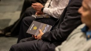Image of The 2021 Australian Defence Force Devotional book launch.